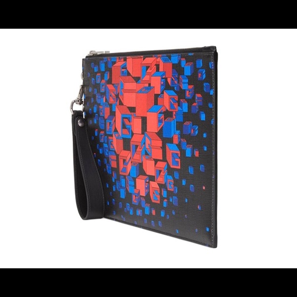 Gucci #628480 GG Supreme Space Macro-GG Pouch/Clutch - Picture 2 of 9